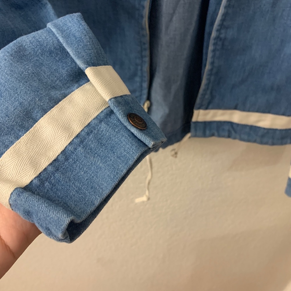 Vintage 70s Levi’s Jacket with drawstring orange Tab - Picture 5 of 7